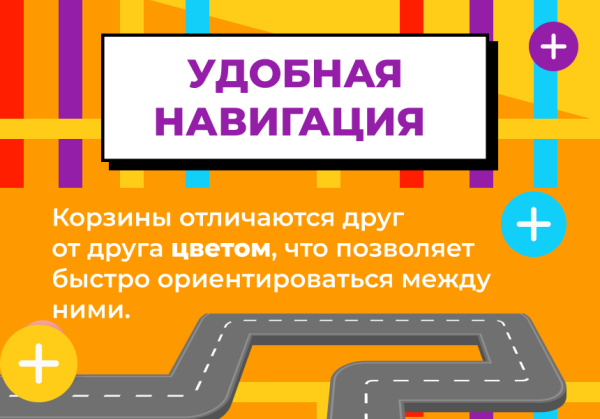 Фото Сотбит: Мультикорзина — несколько корзин в интернет-магазине