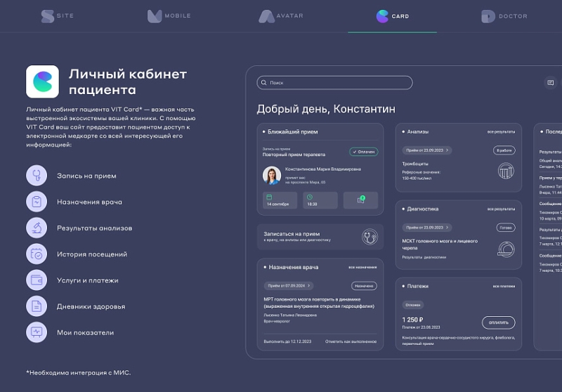 Фото Сайт клиники, медицинского центра