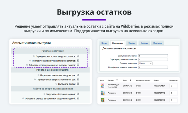 Фото Интеграция с Wildberries (Вайлдберриз) по API. Карточки товара, остатки, цены, заказы, поставки