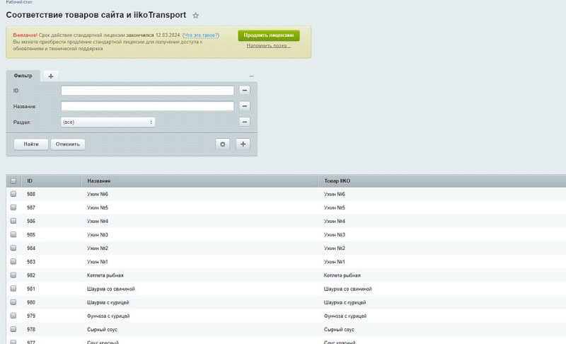 Фото Web-Химики: Интеграция с iiko.transport